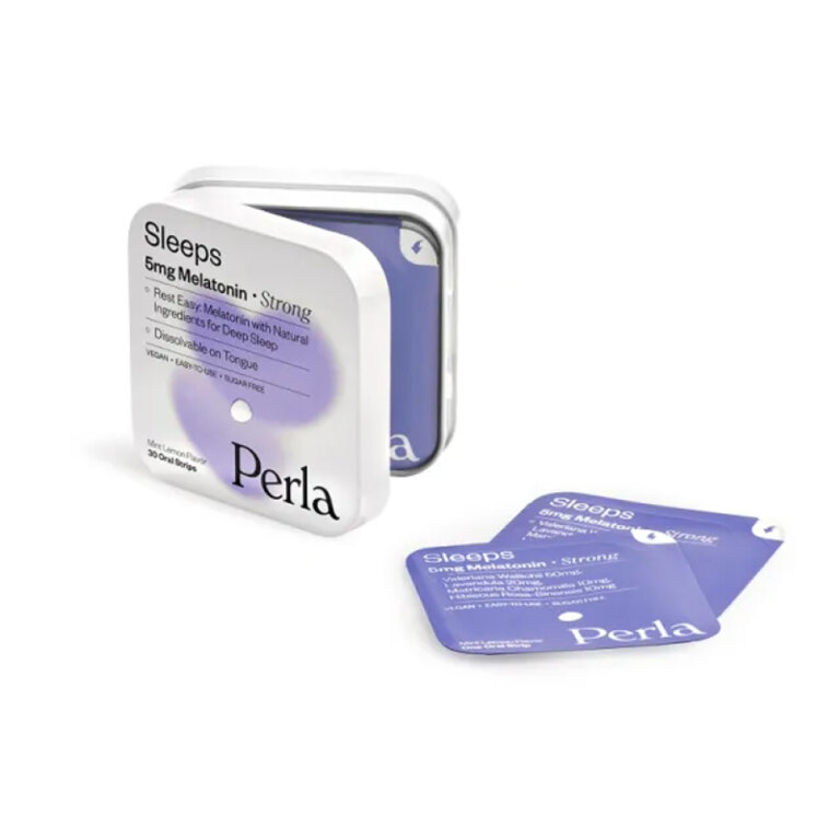 Дієтична добавка Perla Helsa  цукерки з мелатоніном 5 мг зі смаком м'яти