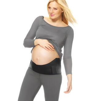 Бандаж до-післяпологовий з ребрами жорсткості Toros-Group 114(ч), чорний