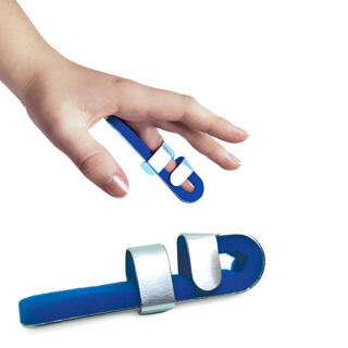 Ортез-шина для пальця руки з фіксацією до долоні, металічна Toros-Group 503