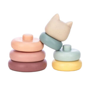 Силіконовий сортер FreeON Вежа Kitty, multicolour