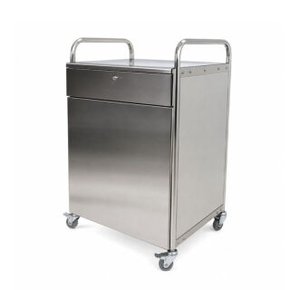 Тумба медицинская с ящиком БИОМЕД C.box CM-1D-NATA SL