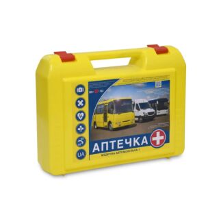 Аптечка АМА-1 у жовтому пластиковому футлярі