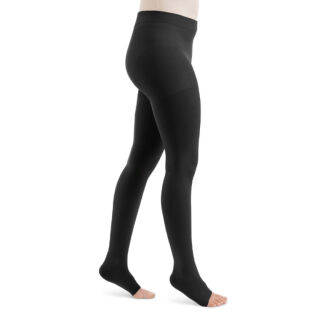 Колготи компресійні 2 класу Sigvaris Essential COMFORTABLE відкритий мисок, чорні